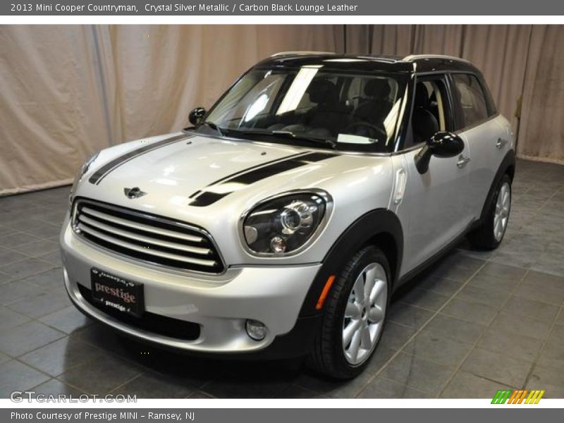 Crystal Silver Metallic / Carbon Black Lounge Leather 2013 Mini Cooper Countryman