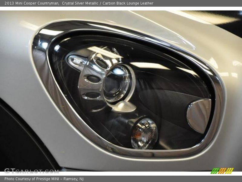 Crystal Silver Metallic / Carbon Black Lounge Leather 2013 Mini Cooper Countryman