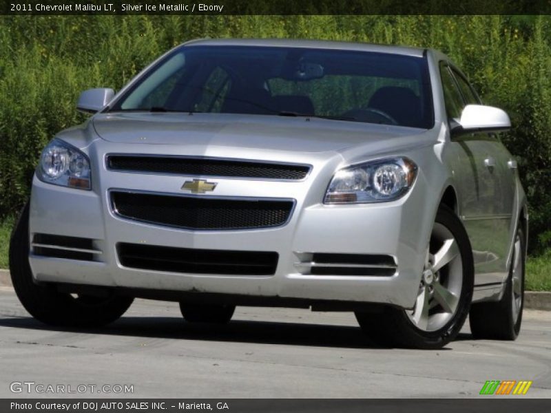 Silver Ice Metallic / Ebony 2011 Chevrolet Malibu LT