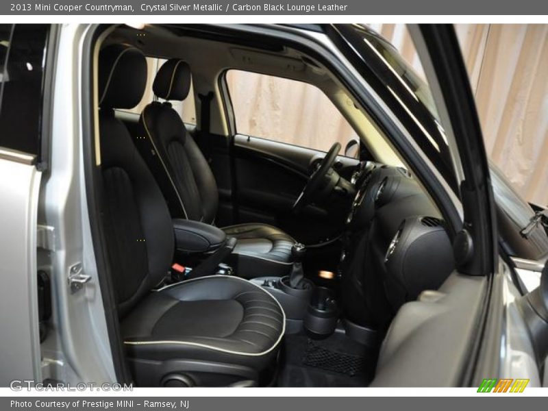 Crystal Silver Metallic / Carbon Black Lounge Leather 2013 Mini Cooper Countryman
