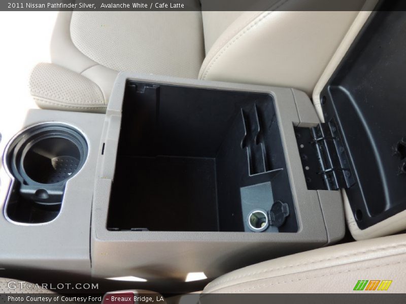 Avalanche White / Cafe Latte 2011 Nissan Pathfinder Silver