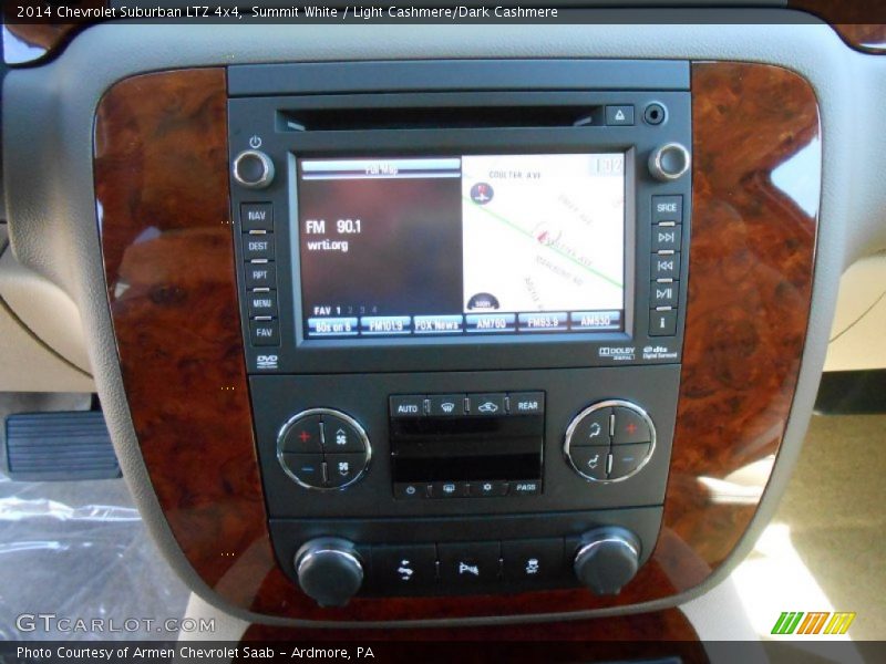 Summit White / Light Cashmere/Dark Cashmere 2014 Chevrolet Suburban LTZ 4x4