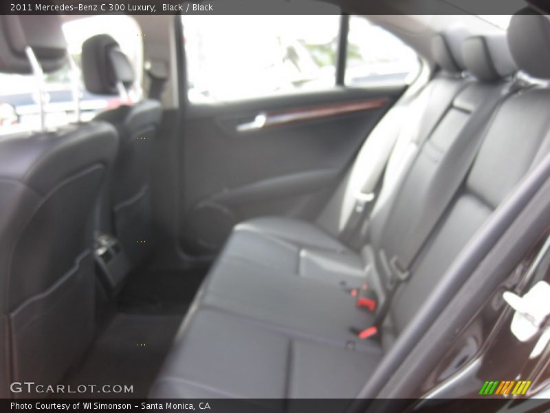 Black / Black 2011 Mercedes-Benz C 300 Luxury