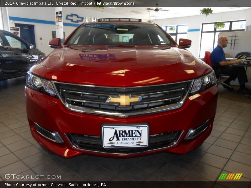 Crystal Red Tintcoat / Jet Black/Brownstone 2014 Chevrolet Impala LT