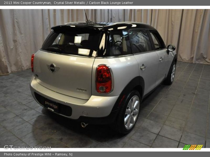 Crystal Silver Metallic / Carbon Black Lounge Leather 2013 Mini Cooper Countryman