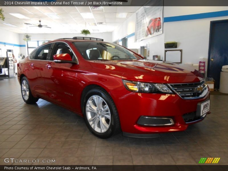 Crystal Red Tintcoat / Jet Black/Brownstone 2014 Chevrolet Impala LT