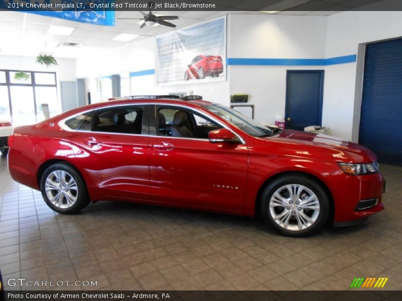 Crystal Red Tintcoat / Jet Black/Brownstone 2014 Chevrolet Impala LT