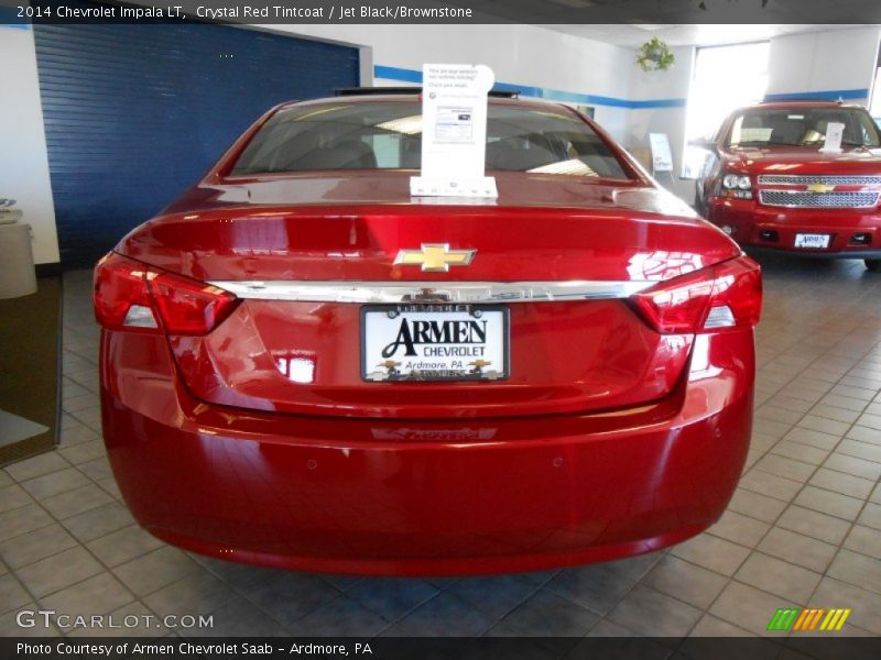 Crystal Red Tintcoat / Jet Black/Brownstone 2014 Chevrolet Impala LT