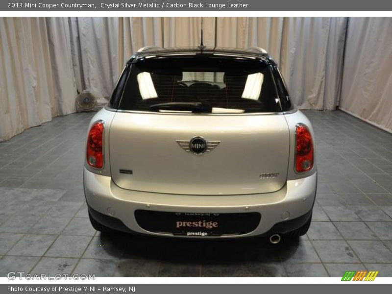 Crystal Silver Metallic / Carbon Black Lounge Leather 2013 Mini Cooper Countryman