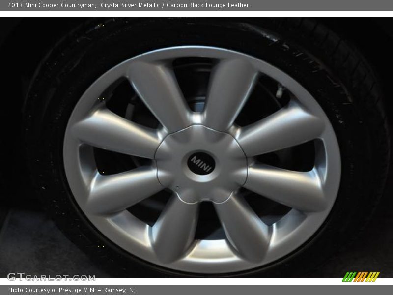 Crystal Silver Metallic / Carbon Black Lounge Leather 2013 Mini Cooper Countryman