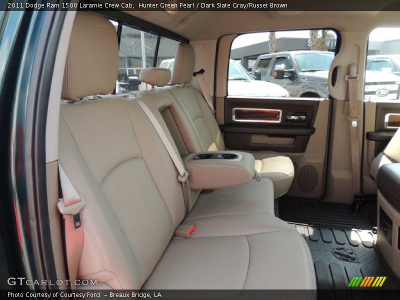 Hunter Green Pearl / Dark Slate Gray/Russet Brown 2011 Dodge Ram 1500 Laramie Crew Cab