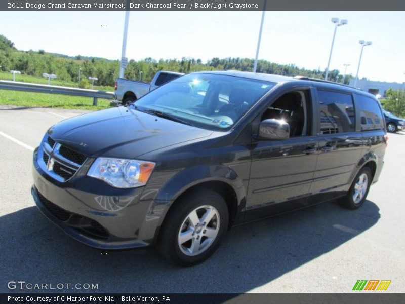 Dark Charcoal Pearl / Black/Light Graystone 2011 Dodge Grand Caravan Mainstreet