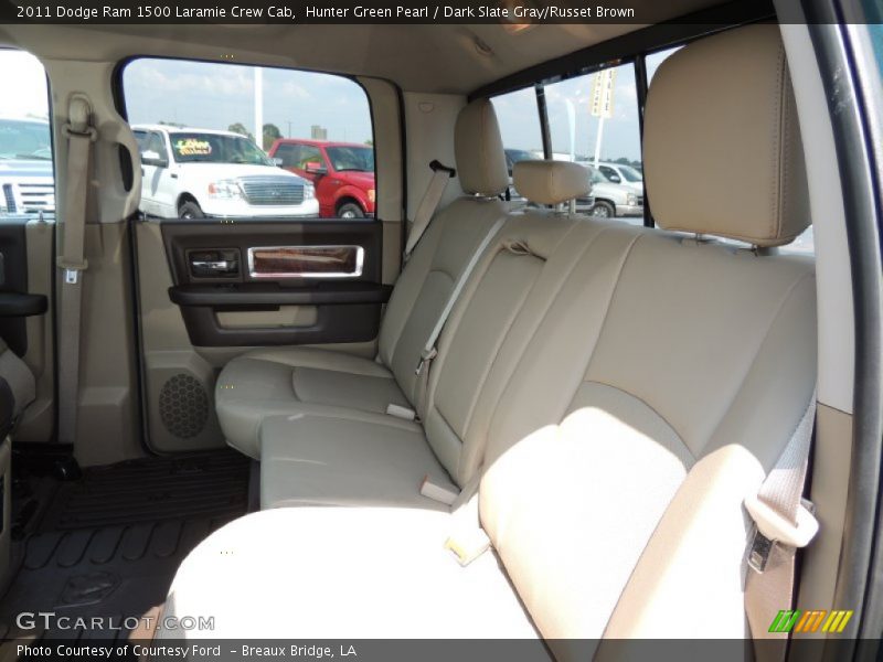 Hunter Green Pearl / Dark Slate Gray/Russet Brown 2011 Dodge Ram 1500 Laramie Crew Cab