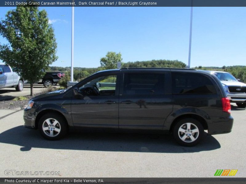 Dark Charcoal Pearl / Black/Light Graystone 2011 Dodge Grand Caravan Mainstreet