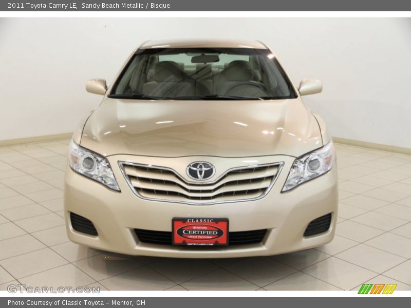 Sandy Beach Metallic / Bisque 2011 Toyota Camry LE