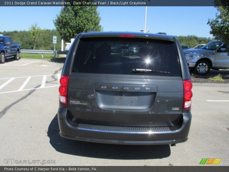 Dark Charcoal Pearl / Black/Light Graystone 2011 Dodge Grand Caravan Mainstreet