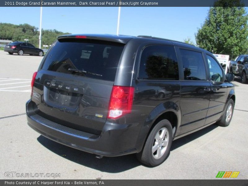 Dark Charcoal Pearl / Black/Light Graystone 2011 Dodge Grand Caravan Mainstreet