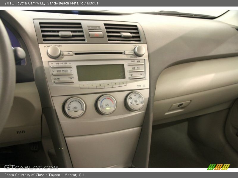 Sandy Beach Metallic / Bisque 2011 Toyota Camry LE