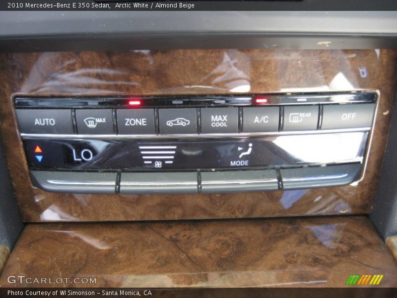 Arctic White / Almond Beige 2010 Mercedes-Benz E 350 Sedan