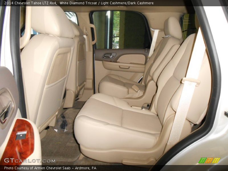 White Diamond Tricoat / Light Cashmere/Dark Cashmere 2014 Chevrolet Tahoe LTZ 4x4