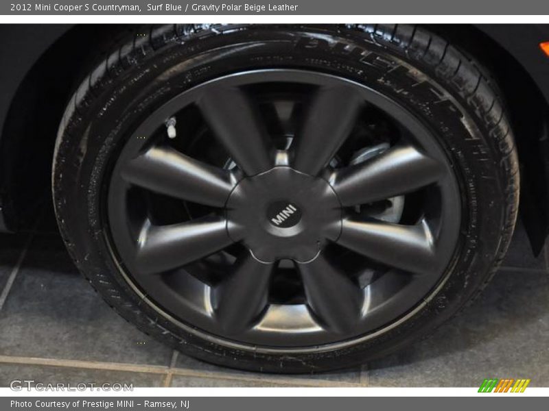 Surf Blue / Gravity Polar Beige Leather 2012 Mini Cooper S Countryman