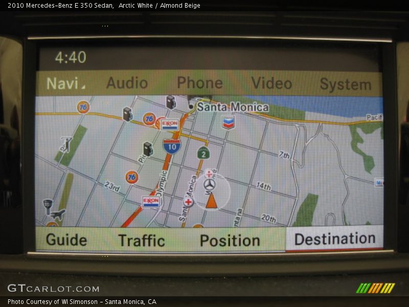 Arctic White / Almond Beige 2010 Mercedes-Benz E 350 Sedan