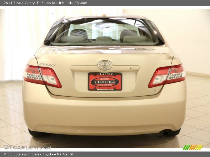 Sandy Beach Metallic / Bisque 2011 Toyota Camry LE