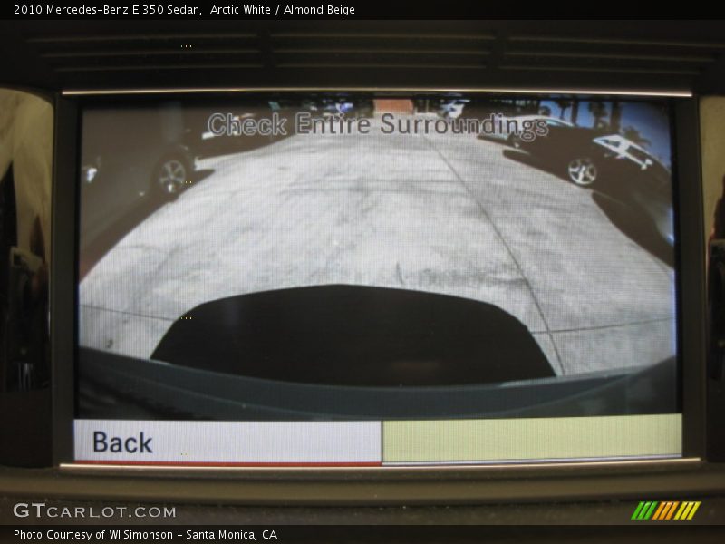 Arctic White / Almond Beige 2010 Mercedes-Benz E 350 Sedan