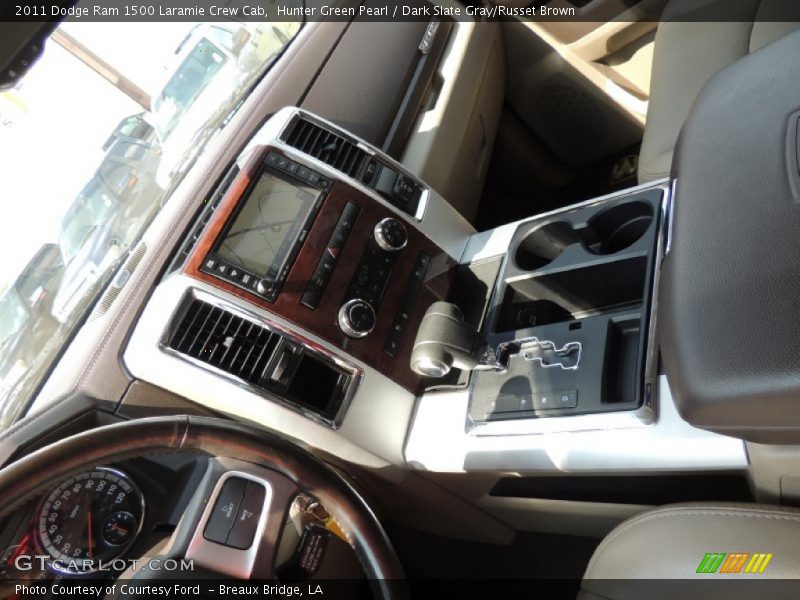 Hunter Green Pearl / Dark Slate Gray/Russet Brown 2011 Dodge Ram 1500 Laramie Crew Cab