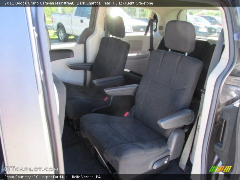 Dark Charcoal Pearl / Black/Light Graystone 2011 Dodge Grand Caravan Mainstreet