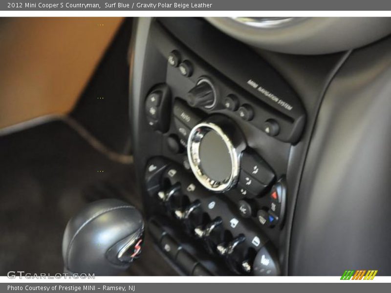 Surf Blue / Gravity Polar Beige Leather 2012 Mini Cooper S Countryman