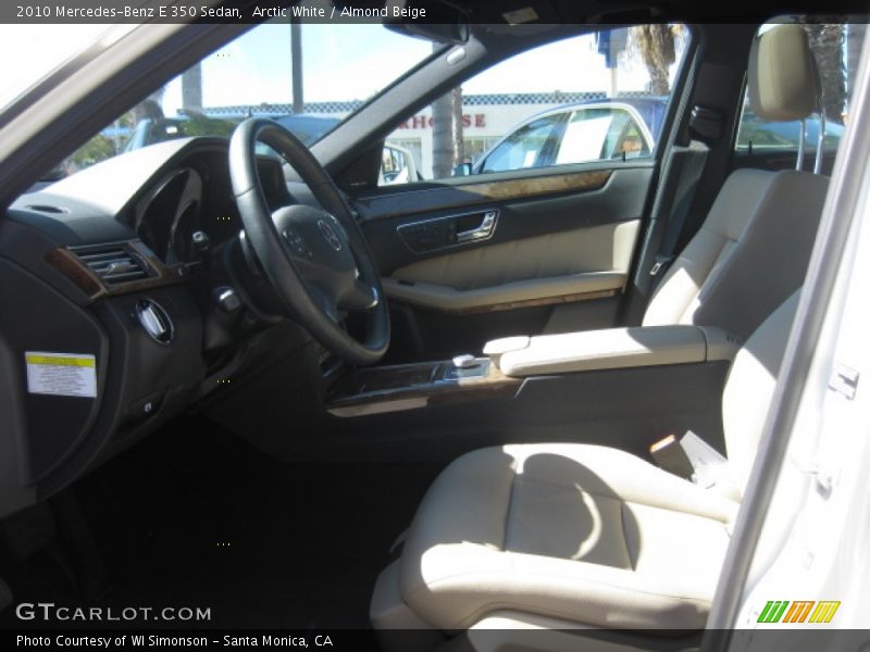 Arctic White / Almond Beige 2010 Mercedes-Benz E 350 Sedan