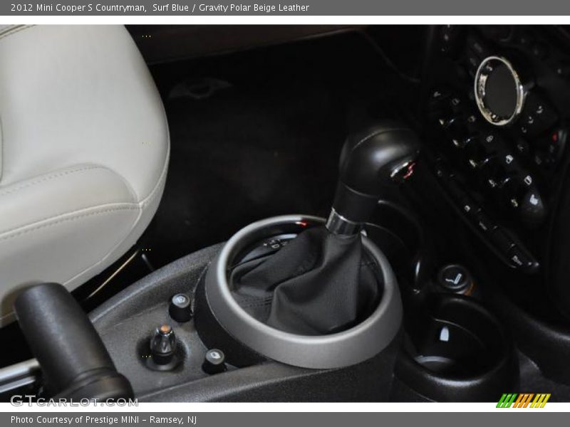 Surf Blue / Gravity Polar Beige Leather 2012 Mini Cooper S Countryman