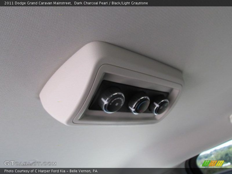Dark Charcoal Pearl / Black/Light Graystone 2011 Dodge Grand Caravan Mainstreet