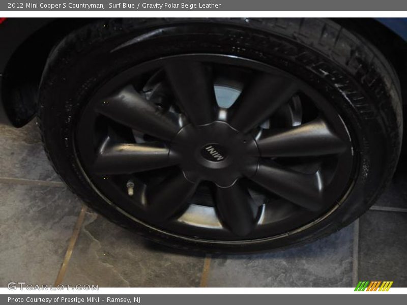 Surf Blue / Gravity Polar Beige Leather 2012 Mini Cooper S Countryman