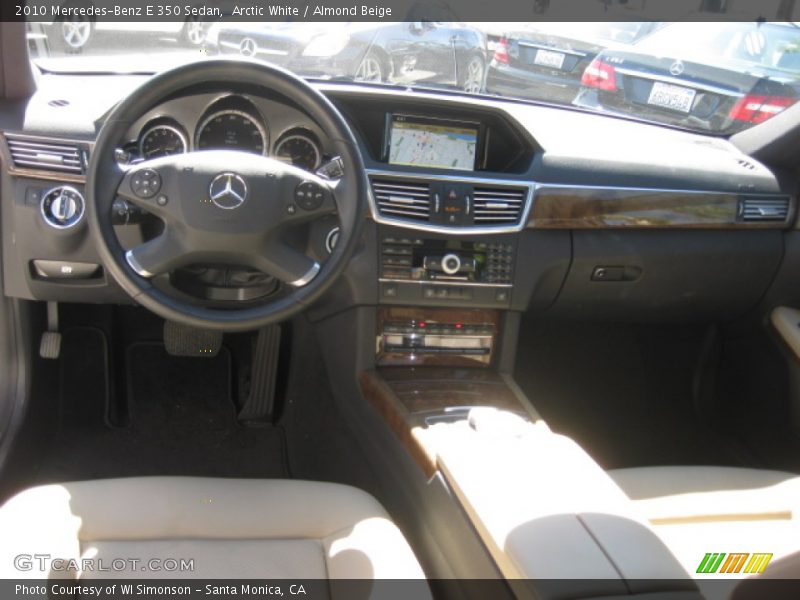 Arctic White / Almond Beige 2010 Mercedes-Benz E 350 Sedan