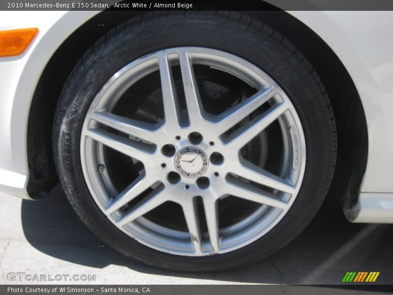 Arctic White / Almond Beige 2010 Mercedes-Benz E 350 Sedan