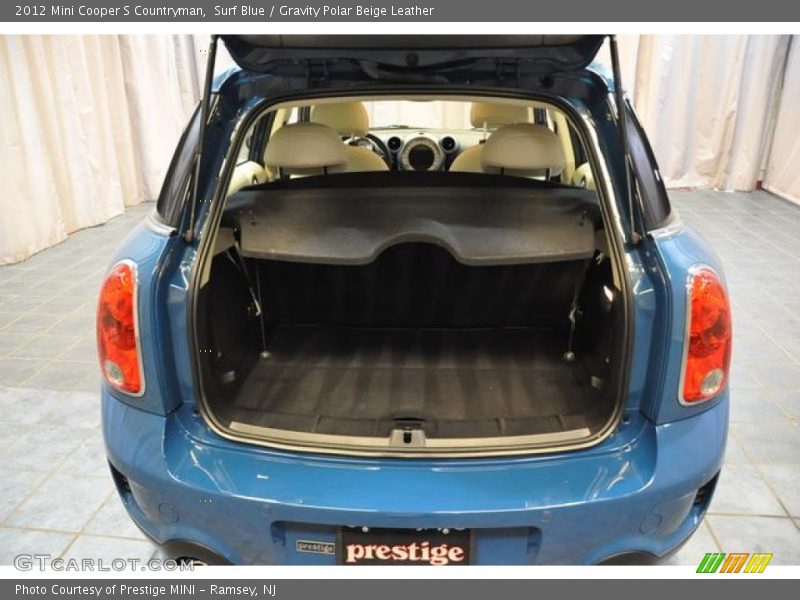 Surf Blue / Gravity Polar Beige Leather 2012 Mini Cooper S Countryman