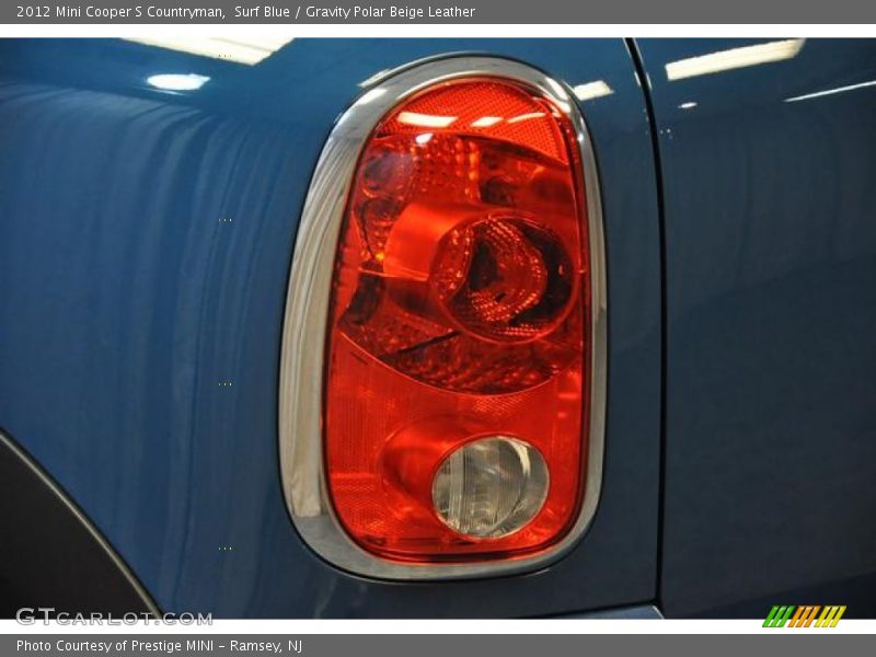 Surf Blue / Gravity Polar Beige Leather 2012 Mini Cooper S Countryman