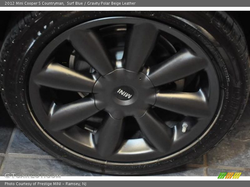 Surf Blue / Gravity Polar Beige Leather 2012 Mini Cooper S Countryman