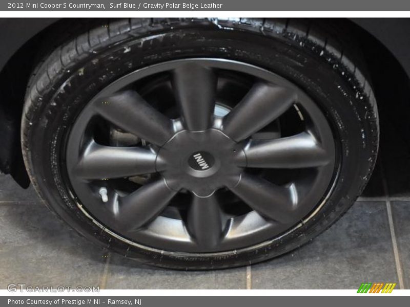 Surf Blue / Gravity Polar Beige Leather 2012 Mini Cooper S Countryman