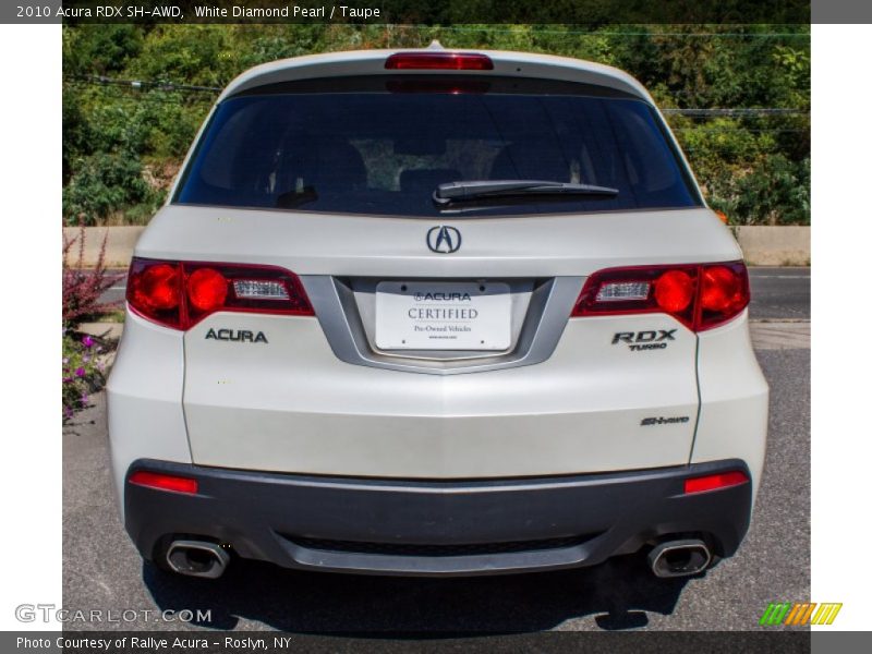 White Diamond Pearl / Taupe 2010 Acura RDX SH-AWD