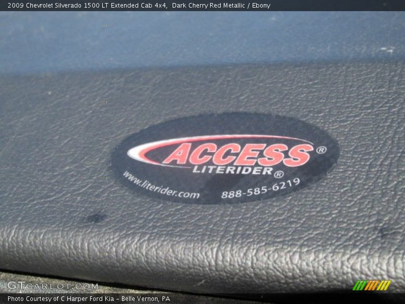 Dark Cherry Red Metallic / Ebony 2009 Chevrolet Silverado 1500 LT Extended Cab 4x4