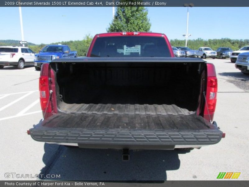 Dark Cherry Red Metallic / Ebony 2009 Chevrolet Silverado 1500 LT Extended Cab 4x4