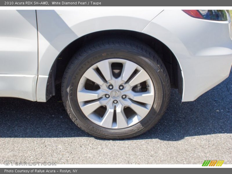 White Diamond Pearl / Taupe 2010 Acura RDX SH-AWD