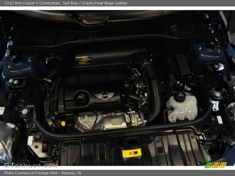 Surf Blue / Gravity Polar Beige Leather 2012 Mini Cooper S Countryman