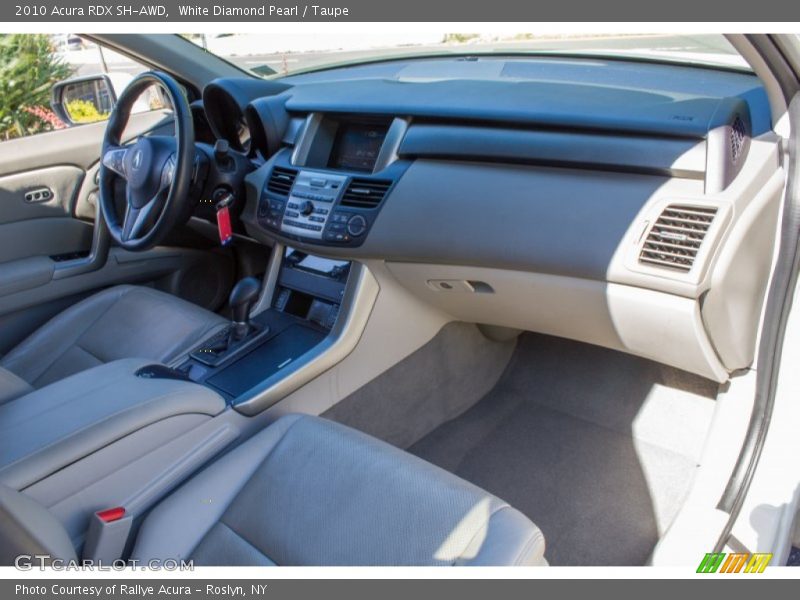 White Diamond Pearl / Taupe 2010 Acura RDX SH-AWD