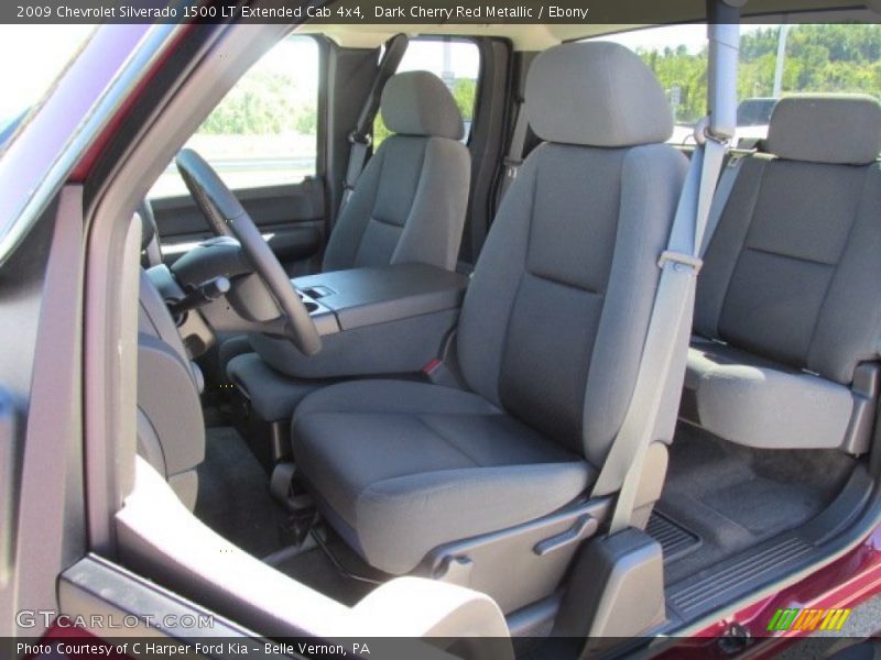 Dark Cherry Red Metallic / Ebony 2009 Chevrolet Silverado 1500 LT Extended Cab 4x4