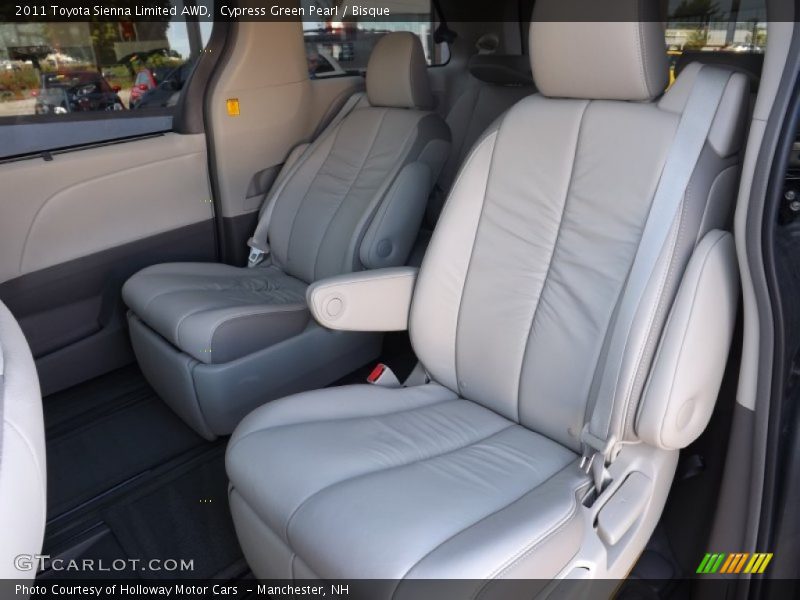 Cypress Green Pearl / Bisque 2011 Toyota Sienna Limited AWD