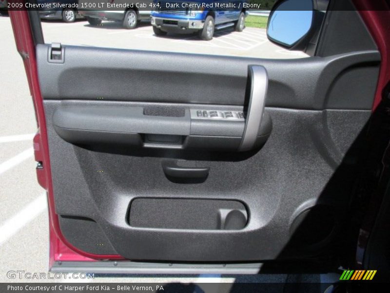 Dark Cherry Red Metallic / Ebony 2009 Chevrolet Silverado 1500 LT Extended Cab 4x4